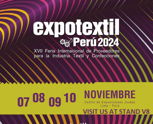 Visit us at EXPOTEXTIL PERU' 2024